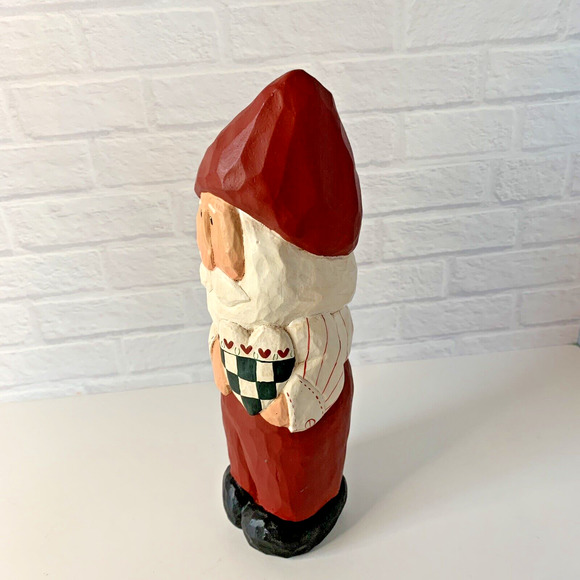 Eddie Walker Santa Figurine Midwest Cannon Falls 10” Holding Heart Christmas - Picture 7 of 8